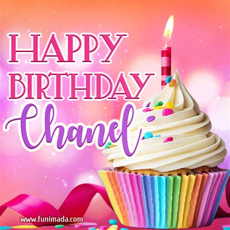 happy birthday gif for Chanel